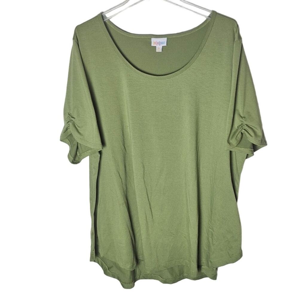 3X LuLaRoe Olive Short Sleeve Women's Tee